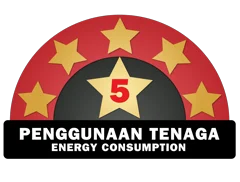 Label 5 bintang penggunaan tenaga